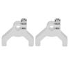 2pcs Clamping Support Single Sided Double Post Aluminum Tube Clamp Hub for DIY Robot
