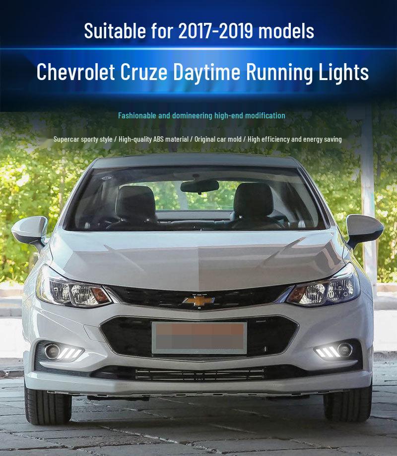 LED Daytime Running Lights for 2017-2018 Chevrolet Cruze, Modified DRL Decorative Lights
