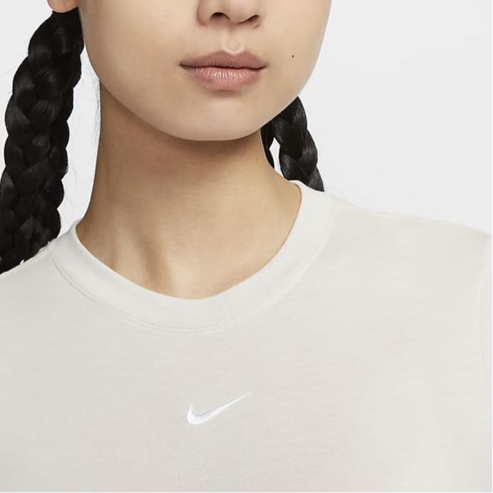 New Nike Sportswear Essentials Series T-Shirt Women's Light Redwood Umber FB2874-105