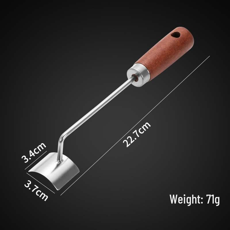 

Thickened Stainless Steel Corn Peeler with Wooden Handle Kitchen Tool