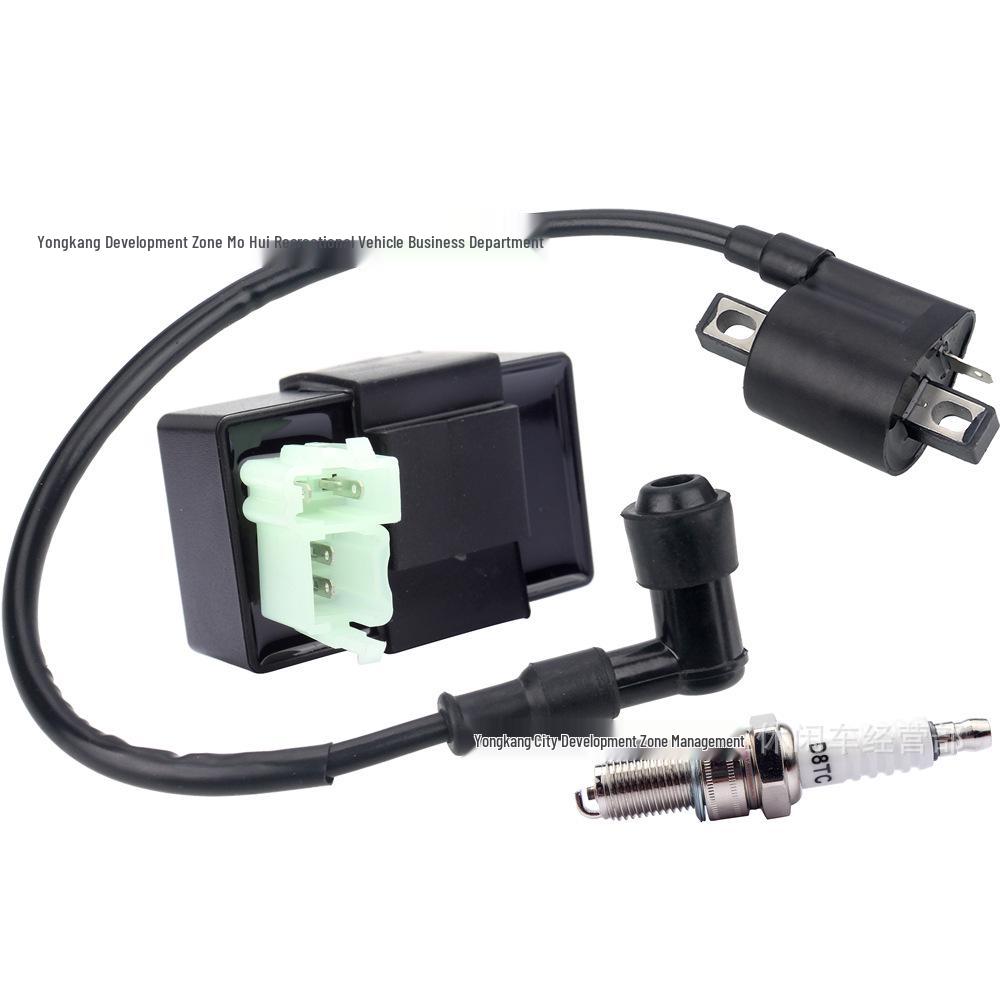High-Voltage Ignition Coil & Spark Plug for Off-road Motorcycle, ATV, Four-wheel Beach Buggy (CG125-250cc) Accessories