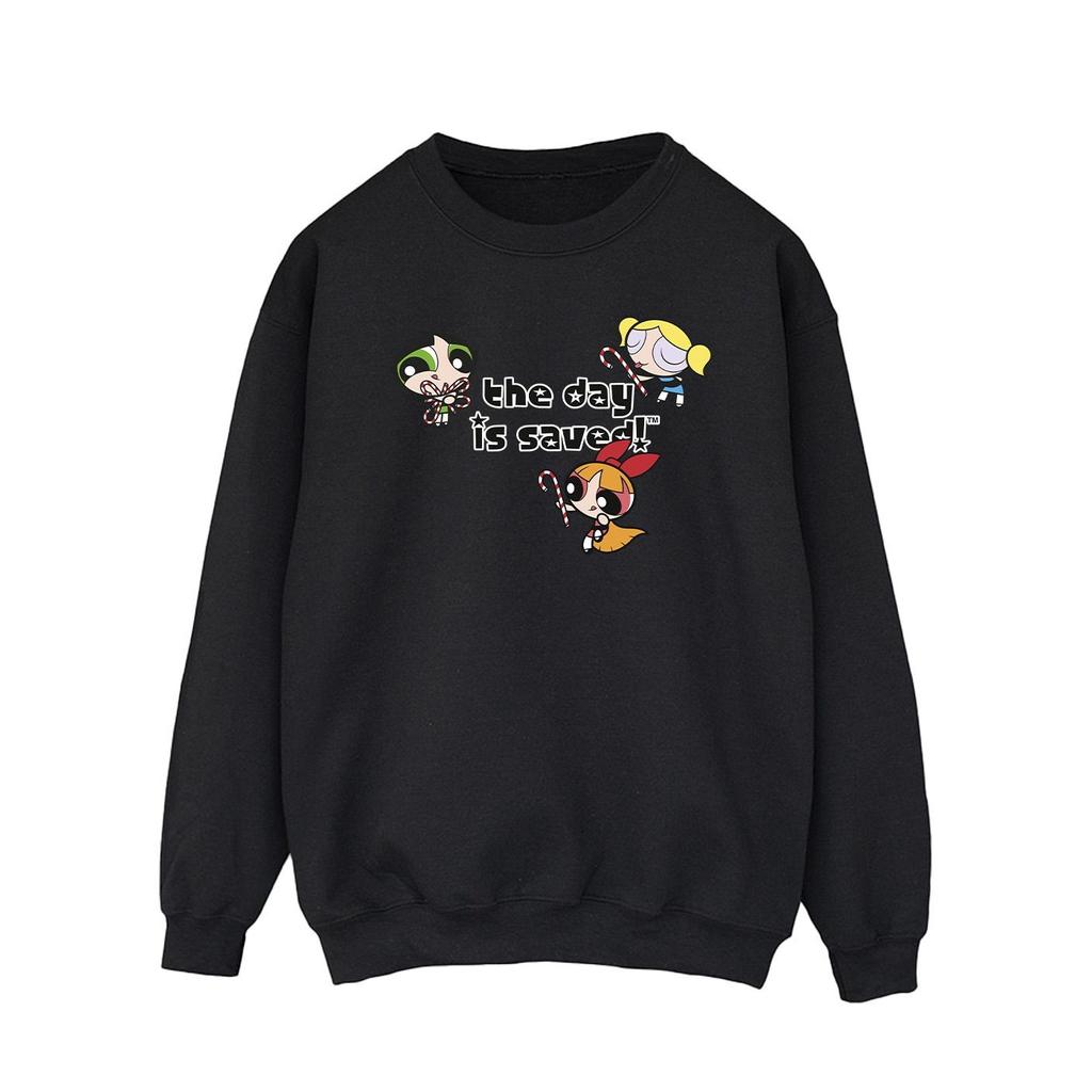 The Powerpuff Girls Mens Girls The Day Is Saved Sweatshirt