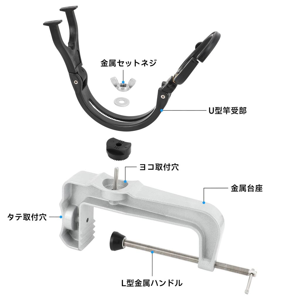 SANLIKE Angelrute Rute Abnehmbar und kann an Booten und für Schlauchboot-Angelrutenhalter befestigt werden, Halter, Halter, Flöße,
