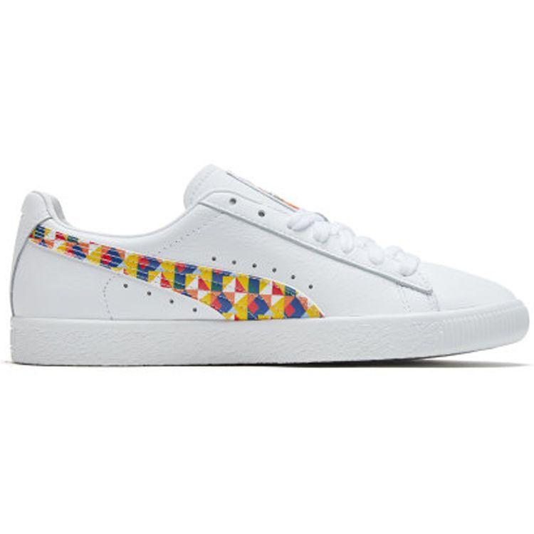 Puma Clyde Graffiti Retro Casual Sneakers Unisex Sneakers Multicolor 370001-01