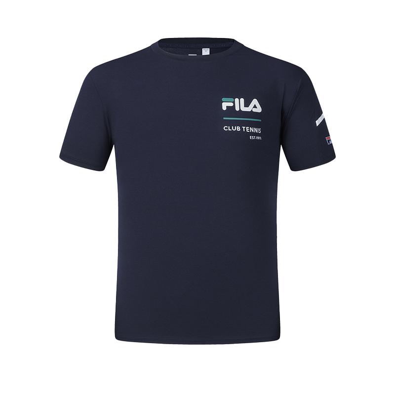 

FILA Tennis Moisture Wicking Versatile Short Sleeve T-Shirt Men Tops Royal-Blue A11M433109FNV XL