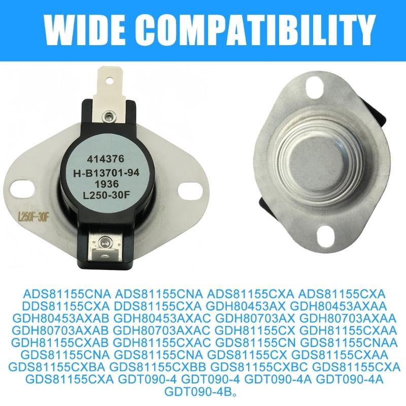 Furnace Thermostat L250-30F Limit Switches High Temperature Resistant Limit Switches for Furnace Thermostat Easy to Install