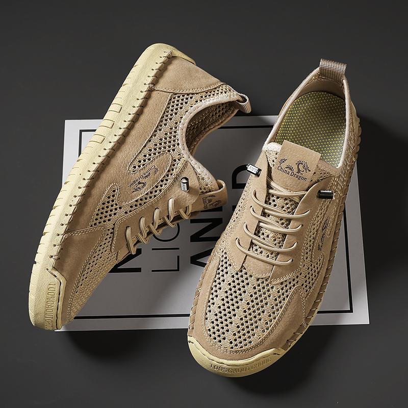 Men's Casual Shoes Mesh Breathable New Male Comfortable Outdoor Walking Shoes Classic Men Shoes Large Size Sneakers