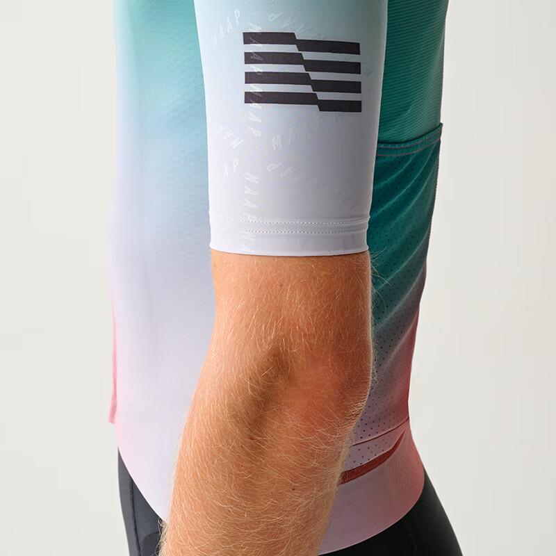 Maglia da Ciclismo a Maniche Corte MAAP Men's Blurred Out Pro Hex Jersey 2.0