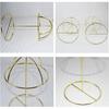 Stable Sturdy Wig Head Holder Wire Freestanding Wig Stand Hat Display Stand