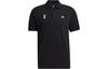 Polo Shirts Men's Black Polo Collar Moderate Straight Fit GP0825