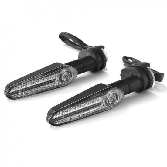 2x LED Sequential Dynamic Turn Signal Lights For YAMAHA MT07 Tracer 700 XJ6 FZ6