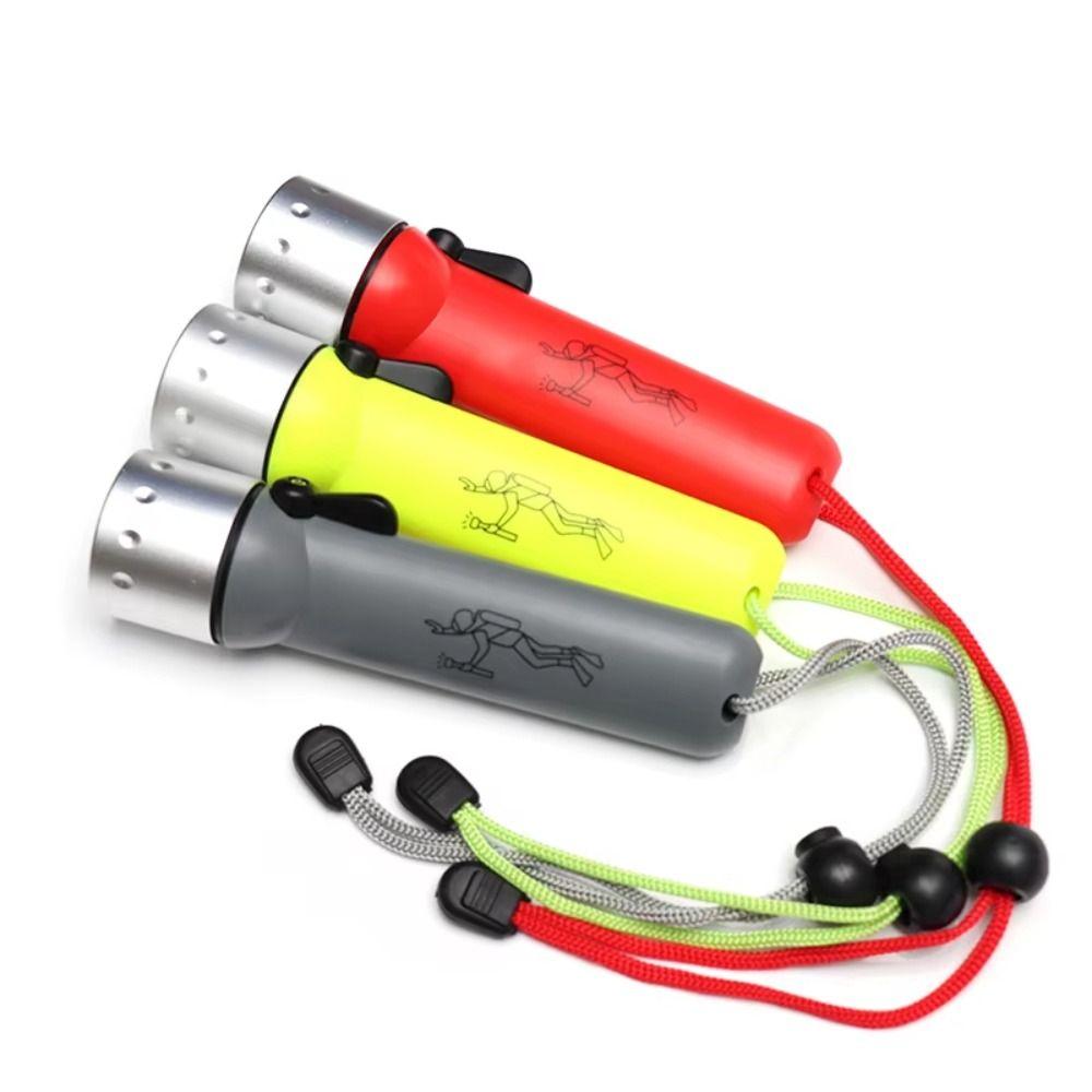 Hole Diving Diving Lamp Magnetic Control Underwater Flashlight LED Magnetic Flashlight  Emergency