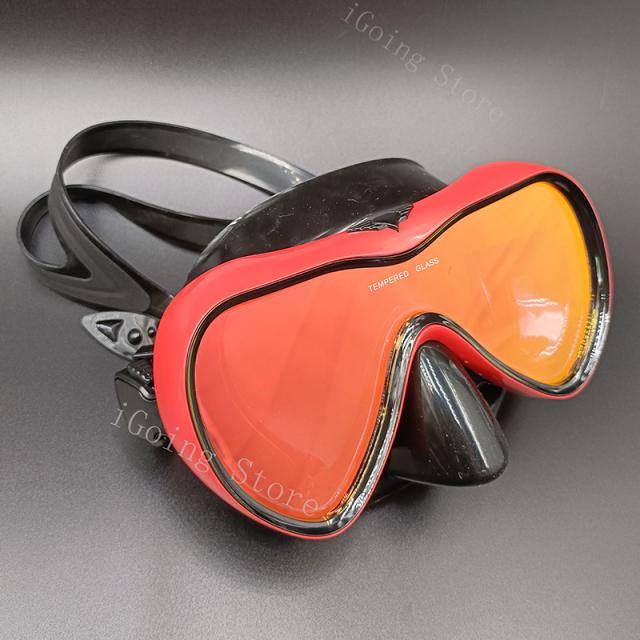 Professional Scuba Diving Mask and Snorkels Anti-Fog Goggles Glasses Diving Swimming Easy Breath Tube Swimming Equipment Best