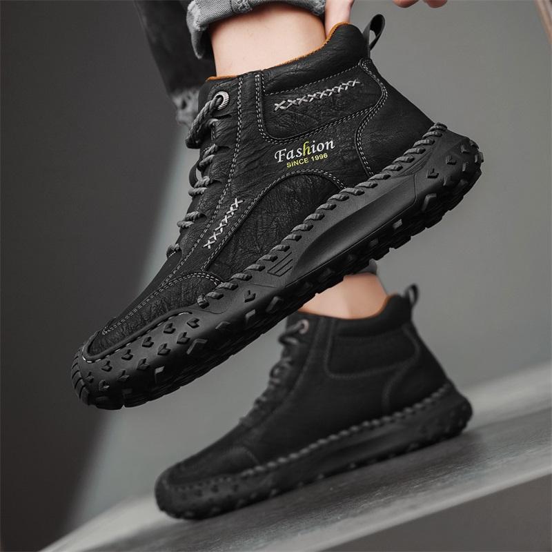 38-48 Herbst /Frühling Handgefertigte Herrenstiefel Schuhe Bequeme Stiefeletten für Herren Freizeitschuhe Mokassins Herren Werkzeugschuhe