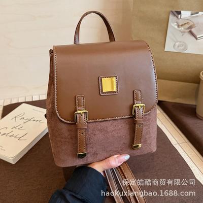 College Style Versatile Temperament Backpack 2025 Casual Super Fire Korean Version Ins Autumn and Winter Popular Commuter Women's Small Bag