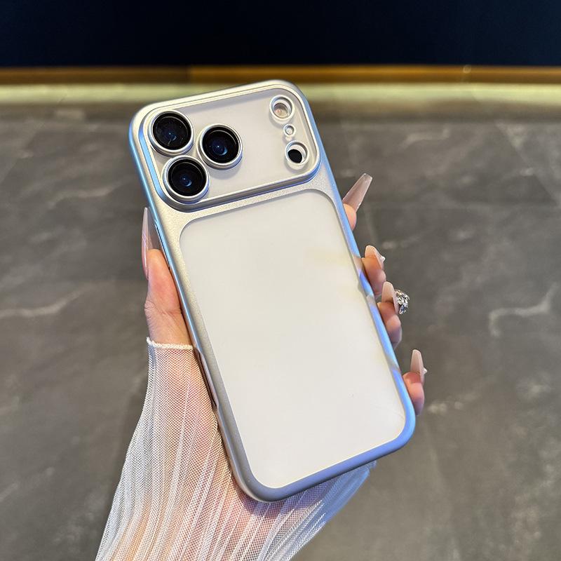 Electroplated Matte Hard Shell Case for iPhone 17 Pro Max with Lens Film 12PROMAX