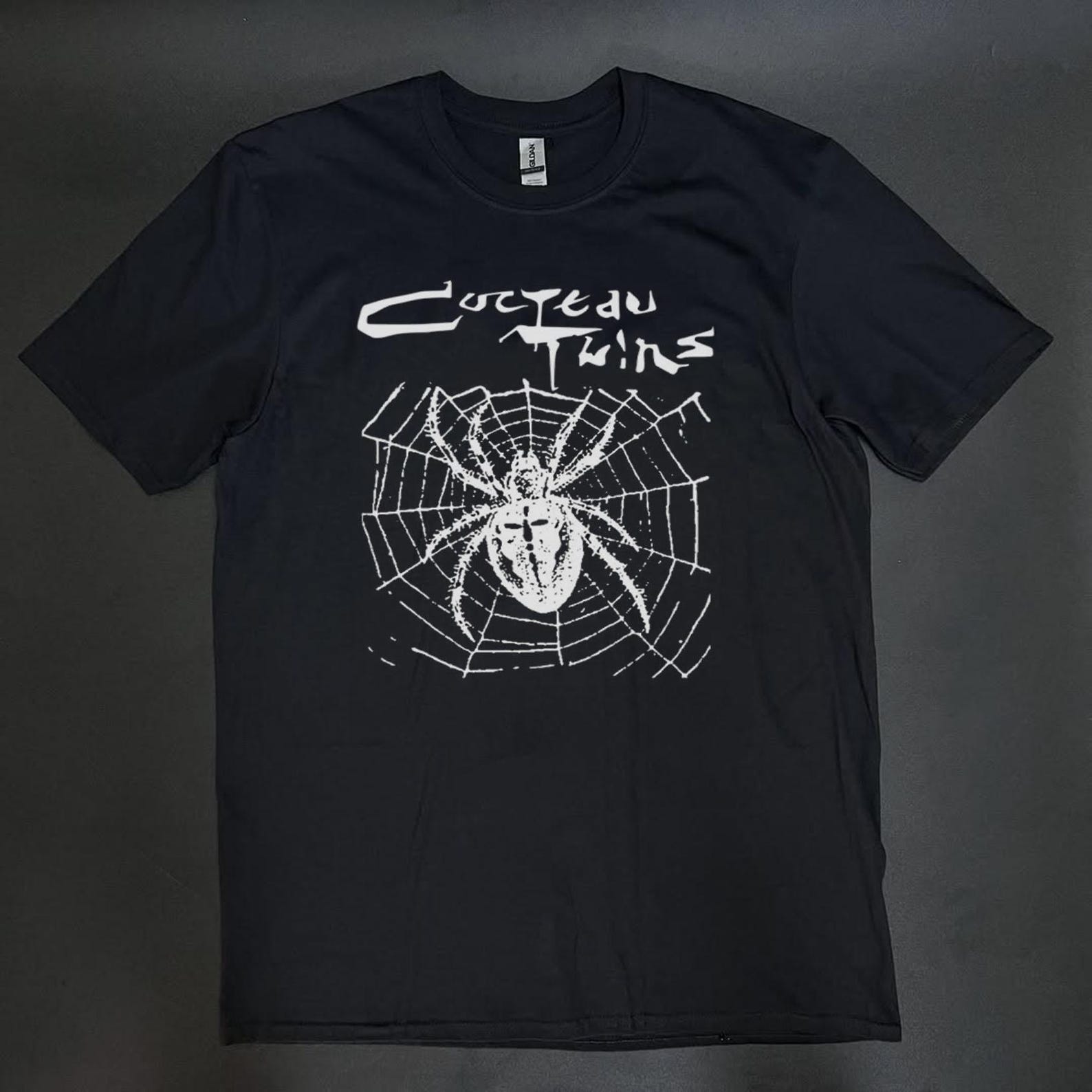 Cocteau Twins Gothic Spider, Unisex - T-Shirt, BandTee 90s,Vintage 4XL