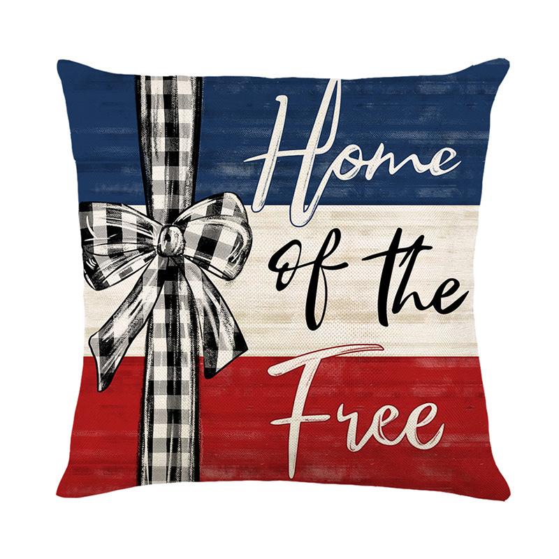 Linen Printed Pillow Cover Home Living Room Decoration Pillow Cover Bedroom Cushion Cover