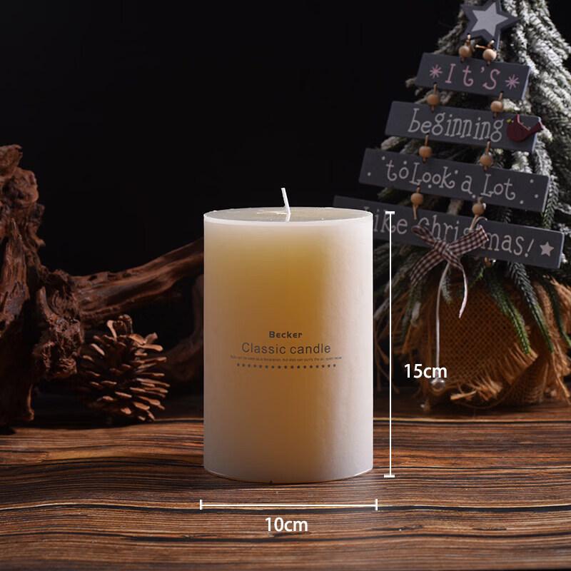 LIEI Classic Ivory White Decorative Candle
