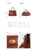 2024 Premium Waxed Leather Tote: Soft, Spacious, Versatile Handbag for Commuting & Crossbody Use