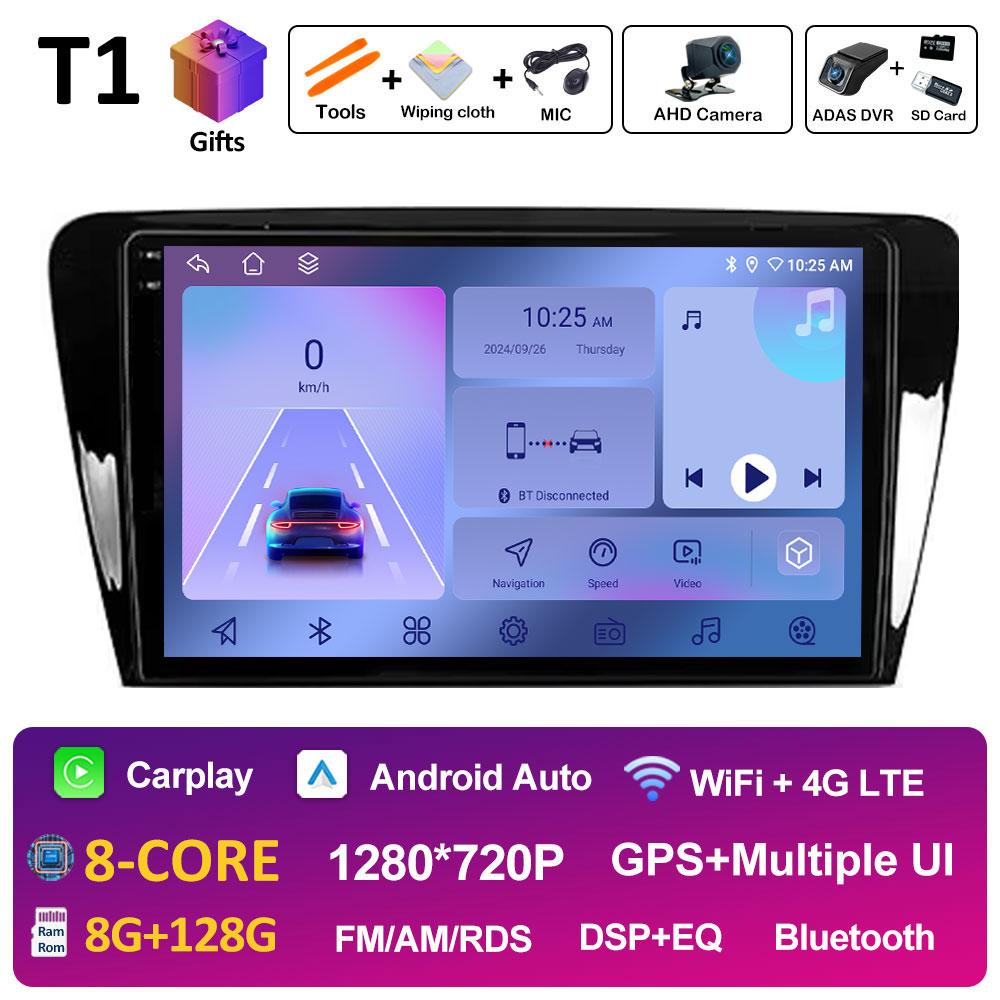 Sistem Inteligent DSP Stereo Pentru Skoda Octavia 3 A7 2013 2014 2015 2016 2017 2018 Player Video Radio Multimedia Auto Ecran QLED IPS