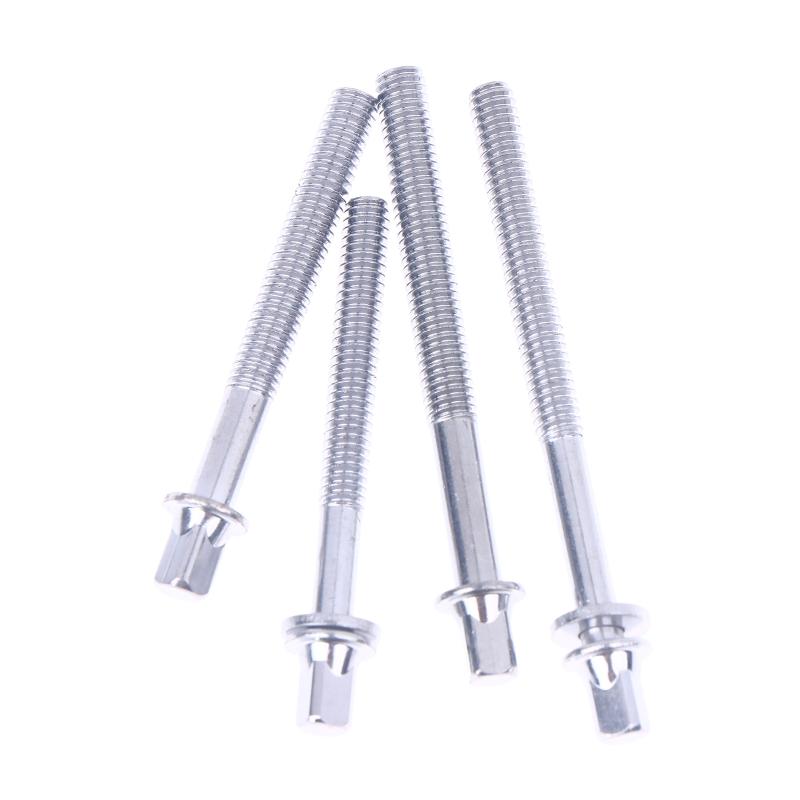 12Pcs Drum Tension Rods Lug Bolts And Screws Set Drum Lug Screws 5/6mm With Washers Strong Drum Repair Kit For Jazz Drums