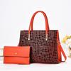Luxury Design Tote Bag for Women, Leather Business Office Work Commuting Female Shoulder Bag with Small Clutch Handbag Purse