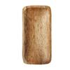 Hand Carved Wood Tray 12x6 Rustic Decorative Holder Natural Grain Flowers or Home Accent Display
