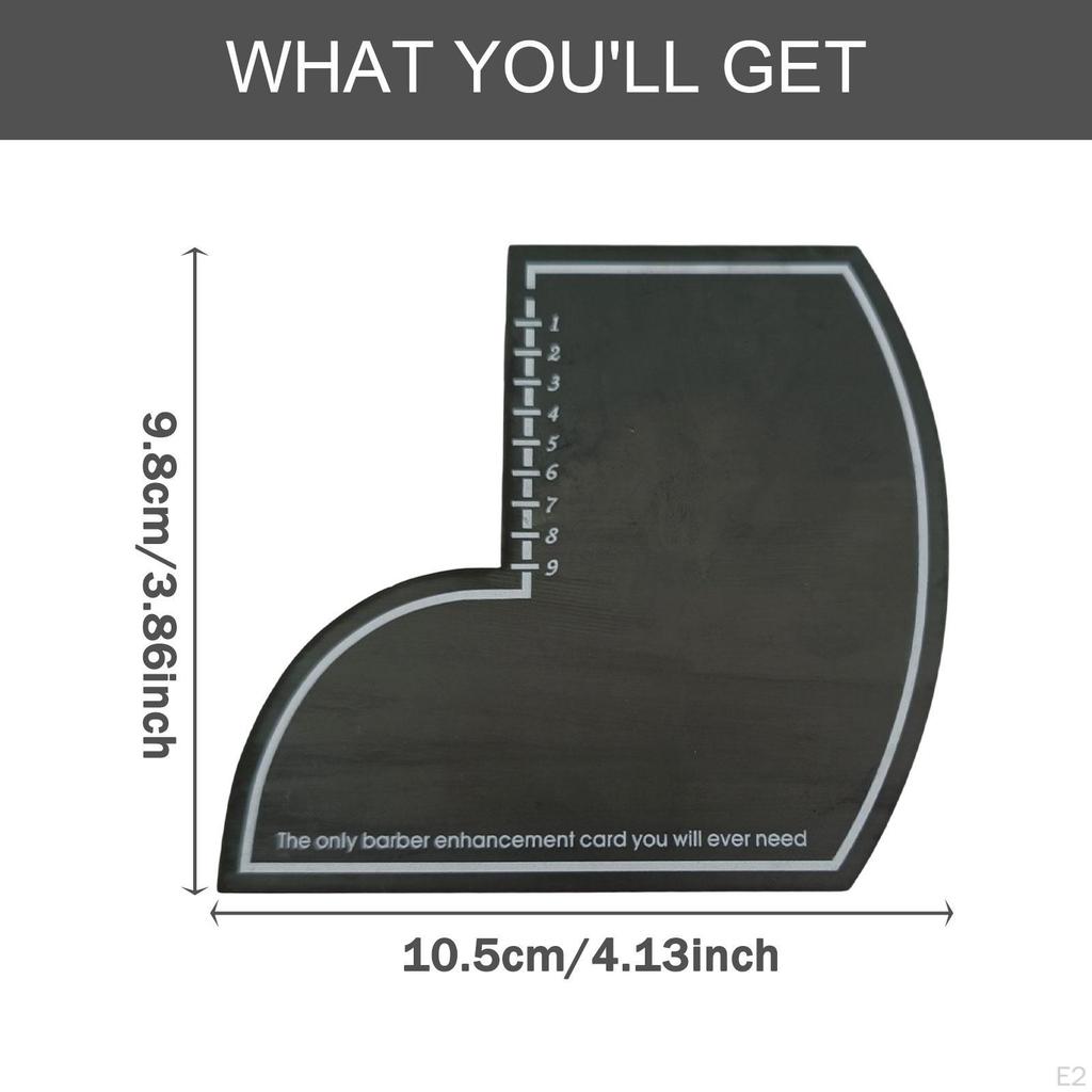 Enhancement Card for Barbers Color Spray Edge Line up Tool Easy to Clean Multifunctional Cutting