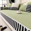 New Chenille Sofa Cushion, All-Season Non-Slip Seat Cushion, High-End Straight Row Sofa Cover Cover Cloth