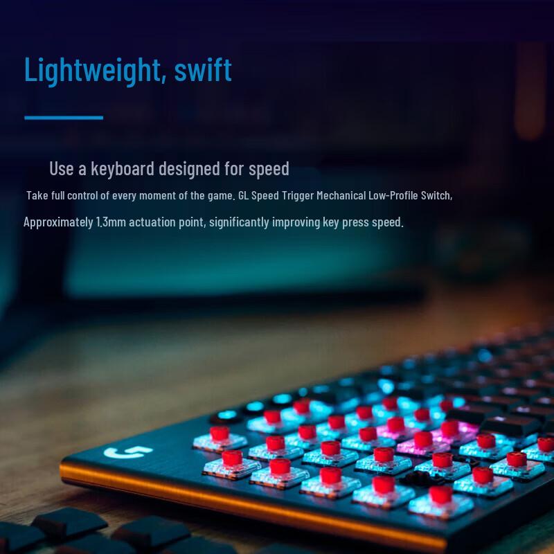 Logitech G915 X LIGHTSPEED Low-Profile RGB Mechanical Gaming Keyboard