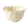 Fresh And Creamy Rice Bowl Household Ceramic High-End Tableware Rice Bowl Dessert Bowl Small Bowl Soup Bowl