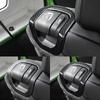 2 Pcs Car Carbon Fiber Rear Seat Switch Bezel Trim for Jeep Wrangle JL Gladiator JT 2018-2021 Accessories