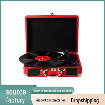Portable Retro Vinyl Record Player - European Style Phonograph, Perfect Birthday Gift