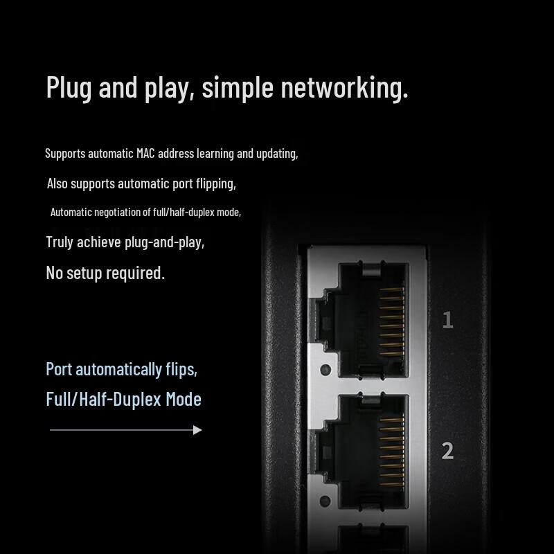 Mercury Industrial 8-Port 100M Unmanaged Ethernet Switch