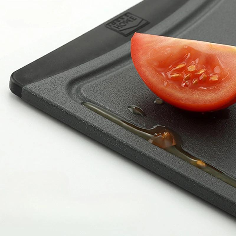 Kitchen Tools PP Pure Black Cutting Board for Household Kitchen Plastic Cutting Board for Cutting Fruit