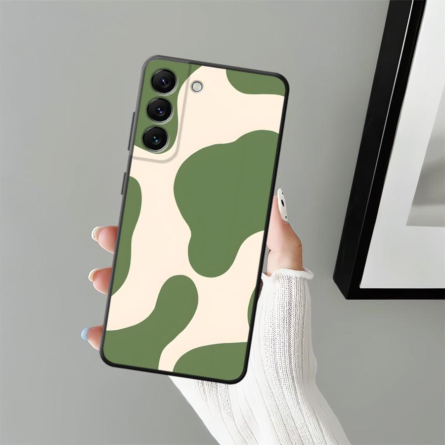 Simple Pattern Case for Samsung Galaxy A03 A40 A16 A20 A13 A30 A15 A50 A10 A12 A70 A06 A05 A04 Black Soft Phone Cover