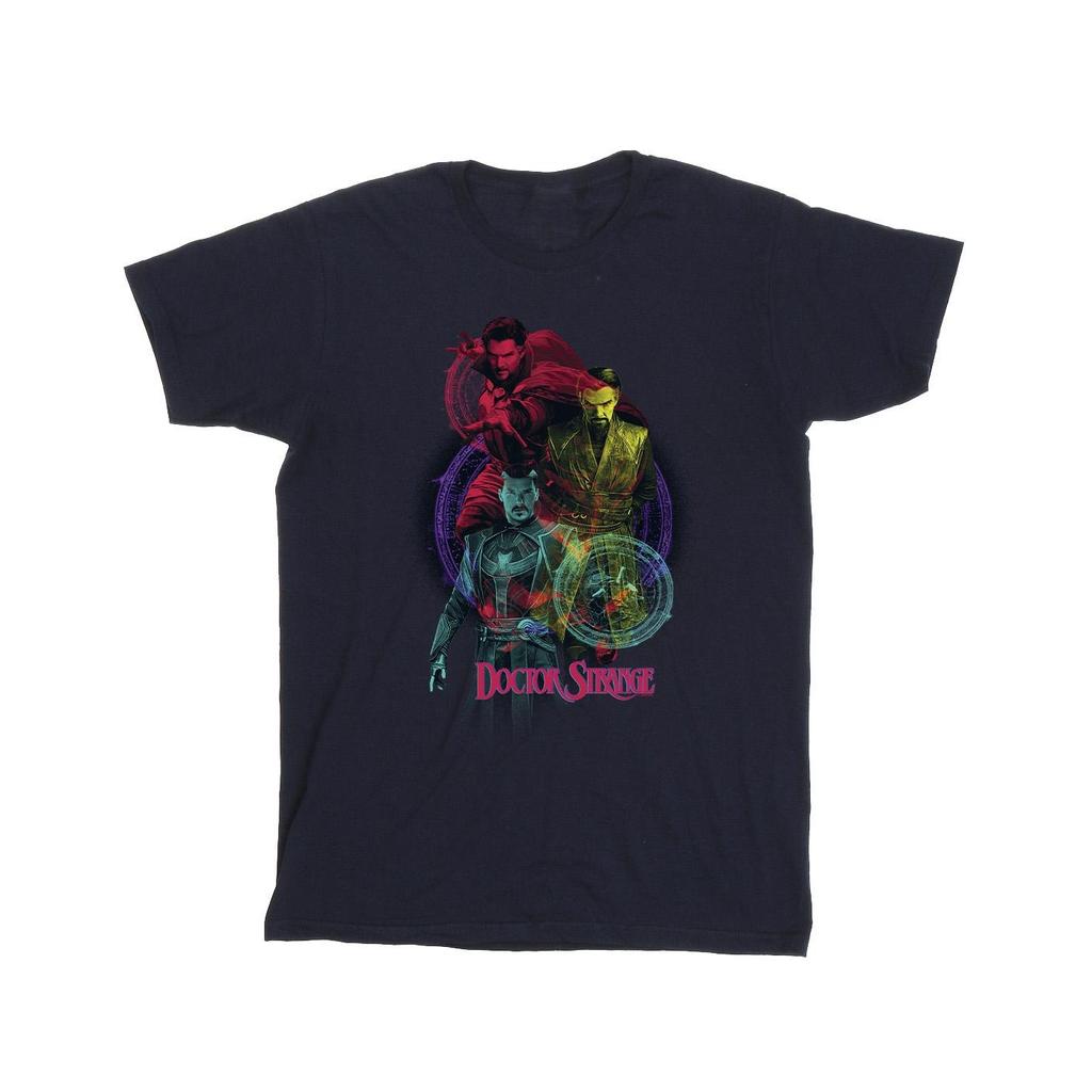 Marvel Mens Doctor Strange Rainbow T-Shirt