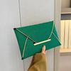 Stylish And Versatile Envelope Clutch Bag For Women In Black Hot Pink And Green