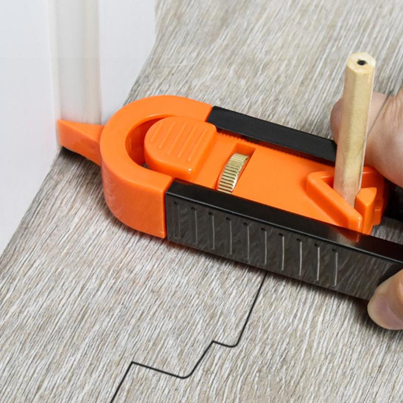 

Неправильный контурный калибр Контурная разметочная линейка Измеритель для снятия Инструмент для снятия Регулируемый фиксирующий деревообрабатывающий инструмент Измерительный инструмент as the picture