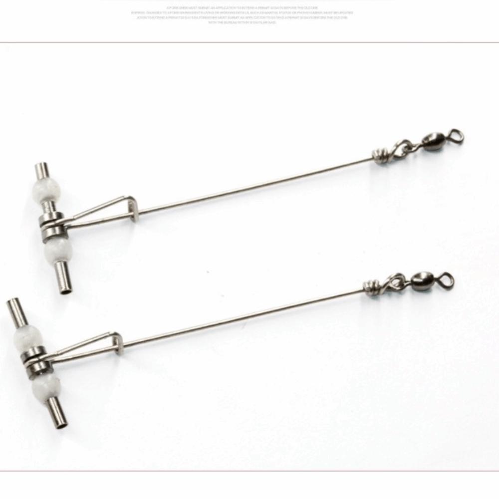 10pcs Barrel Design Lure Fishing Swivels Rolling Swivels Heavy Duty Swivels Fishing Lure