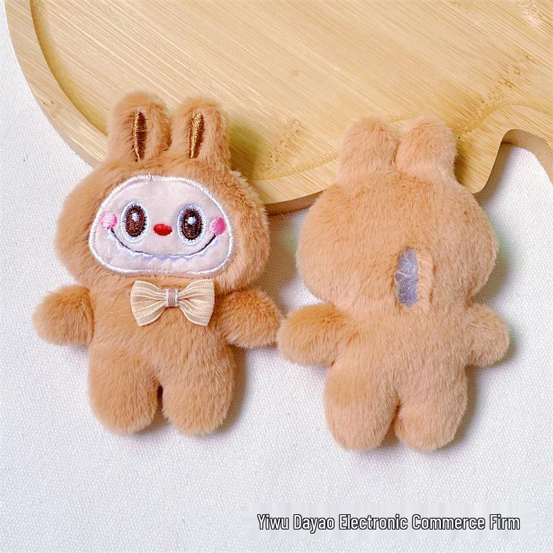 

Милый пищащий кулон Лабубу, плюшевая кукла-шарм