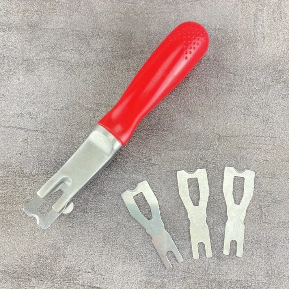 1pc Solder Wire Trimmer With Three Replacement Blades Stainless Steel Floor Trimming Tool Easy To Use