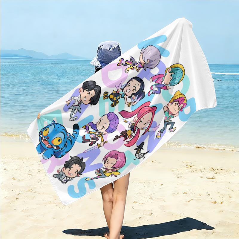 1Pc Fantasy Tiger Girl Beach Towel Microfiber Beach Towel Thin Absorbent For Beach Swimming Yoga Bath Sports 0917191