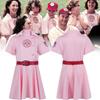 Stylish Girls Baseball Costume Set For Kids Featuring Red Pink Alliance Design