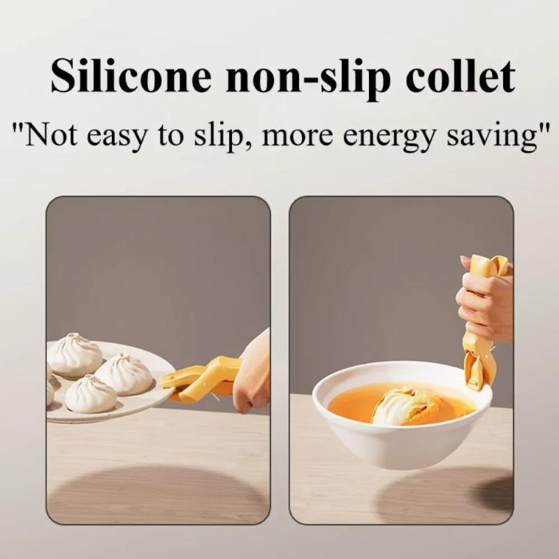 Anti Scalding Tray Holder Bowl Holder Multifunctional Tray Holder Anti Slip Creative Home Kitchen Silicone Anti Scalding Clip