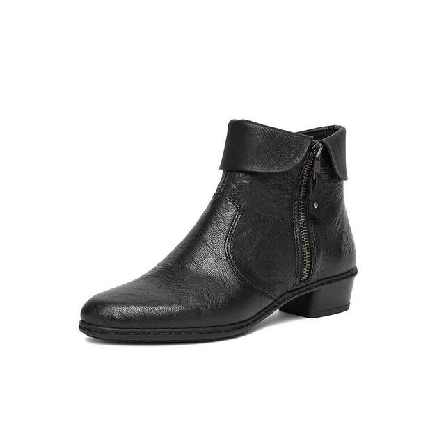 Rieker Y07A8-01 Black Ankle Boots