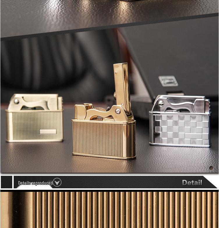 JOBON ZB612 Retro Kerosene Lighter with One-Key Ejection and Engraving