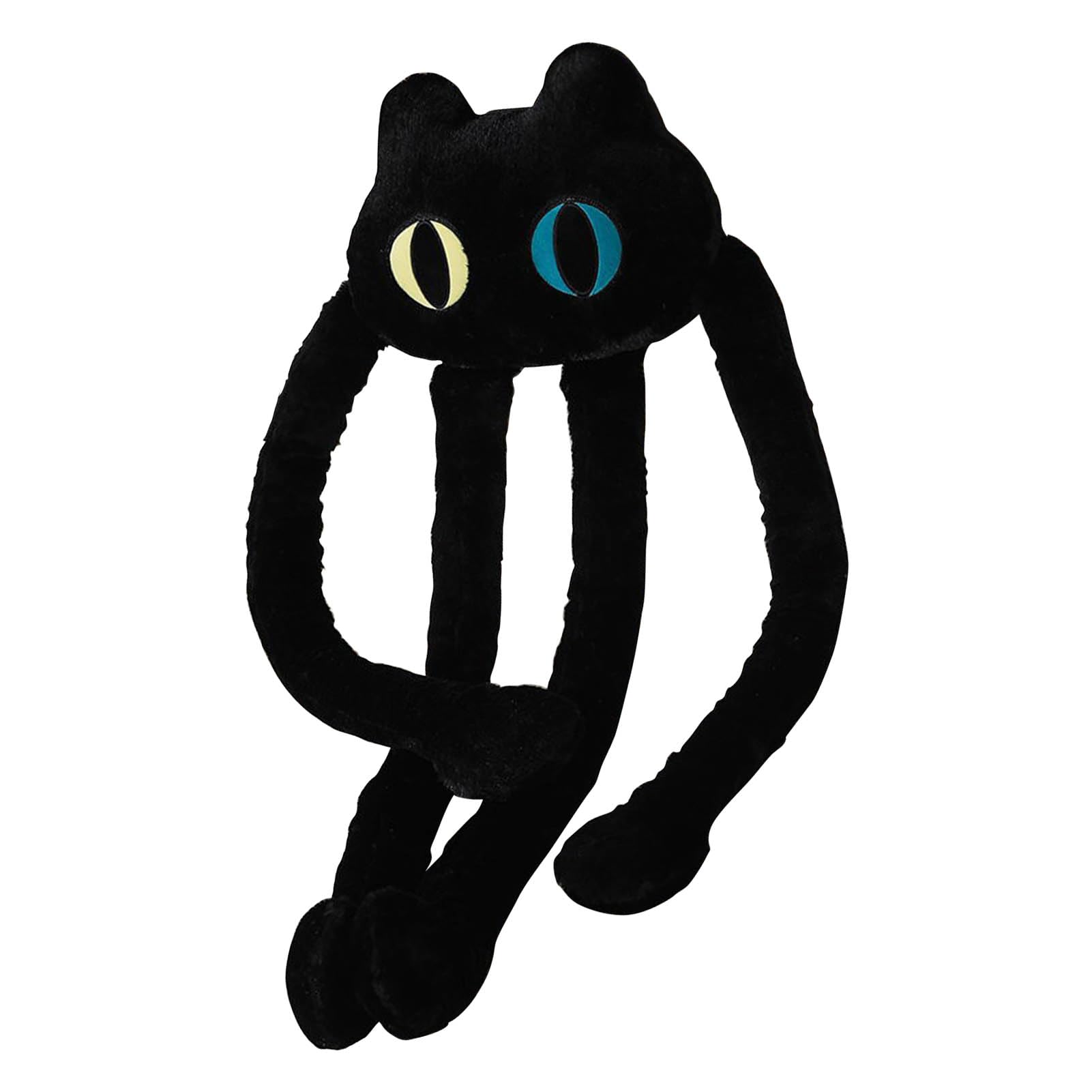 

Мягкая игрушка Длинные ноги Игрушка Уникальная Тонкая строчка Длинноногая кукла Осьминог Имитация кроличьего меха ПП (Черная кошка)