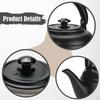 Stainless Steel Teapot Coffee Pot Kettle Versatile with for Boiling Water Tea Hotel
